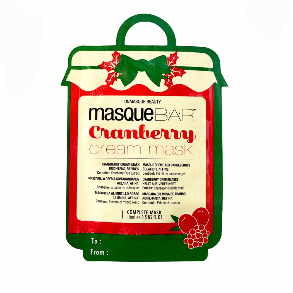 🍒♡Cranberry Cream Mask – Single-Use Facial Mask